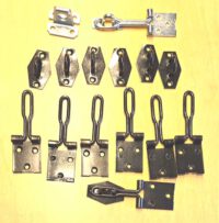 Overvalsluiting eenvoudig zwart set a 7 stuks