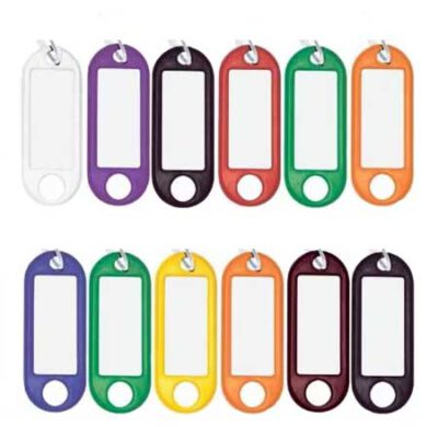 Sleutellabel assorti per 100 stuks - Afbeelding 2