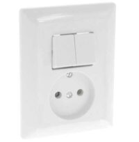 combinatie serieschakelaar met stopcontact