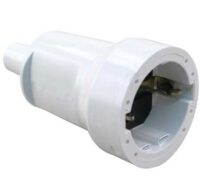 contrastekker rubber wit