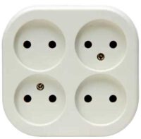 wandcontaactdoos 4-voudig