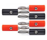 set van 6 banaanstekkers