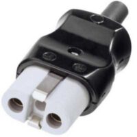 apparaatstekker oud model zwart