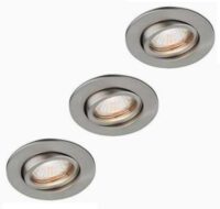 SET 3x Inbouwspot Massive 3xG4/20W/230/12V instelbaar Halogeen