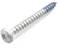spaanplaatschroef bolkop gehard 4x50mm