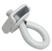 gordijn eindstop voor U-rail